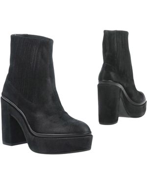 Janet & Janet Ankle Boots Leather - Black