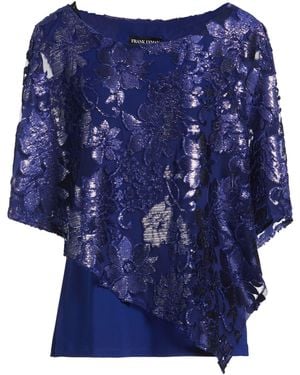 FRANK LYMAN Top Polyester, Nylon, Elastane - Blue