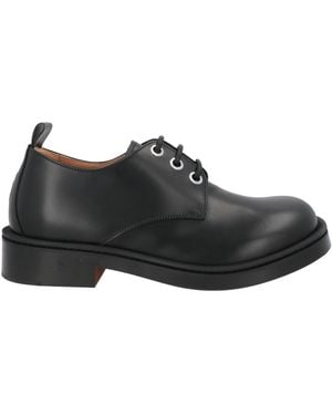 McQueen Lace-Up Shoes Leather - Black