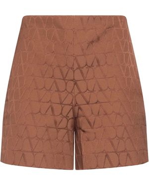 Valentino Garavani Shorts E Bermuda - Marrone