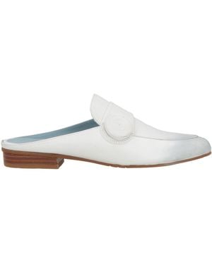 Alberto Guardiani Mules & Clogs Leather - White