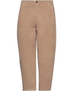 Stilosophy Camel Pants Cotton - Natural