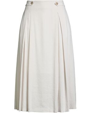 Seductive Midi Skirts - White