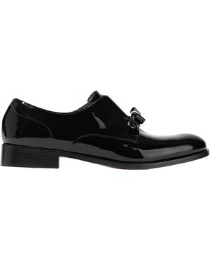 Red(V) Loafers - Black
