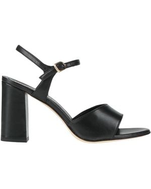 Bervicato Sandals Leather - Black
