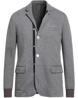 Bikkembergs Jacket Cotton, Elastane - Gray