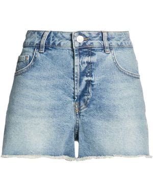 Ice Play Denim Shorts Cotton, Elastane - Blue