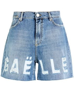 Gaelle Paris Denim Shorts Cotton - Blue