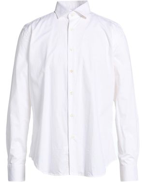 DAVID DUVAL Ivory Shirt Cotton - White
