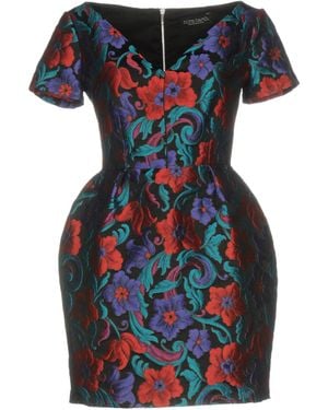 Nora Barth Mini Dress Polyester, Polyamide - Blue