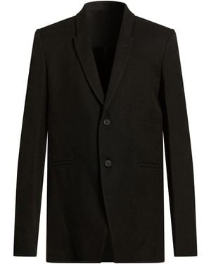 Rick Owens Blazer Wool - Black