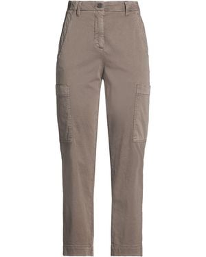 Luisa Cerano Pants Cotton, Elastane - Gray
