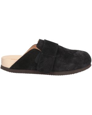 WUD Mules & Clogs Leather - Black