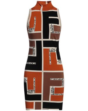 Fendi Vestito Corto - Rosso