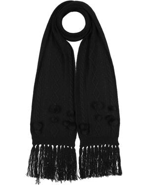 Pennyblack Scarf Acrylic, Wool - Black