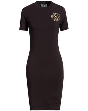 Versace Jeans Couture Mini Dress Cotton, Elastane - Black