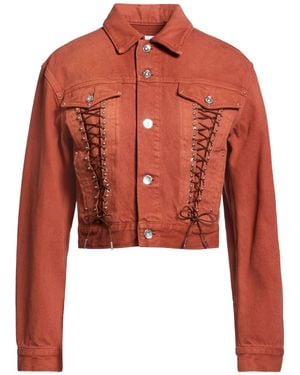 Rabanne Rust Denim Outerwear Cotton - Red