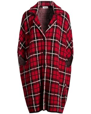 Dixie Coat Acrylic, Viscose, Wool, Alpaca Wool - Red