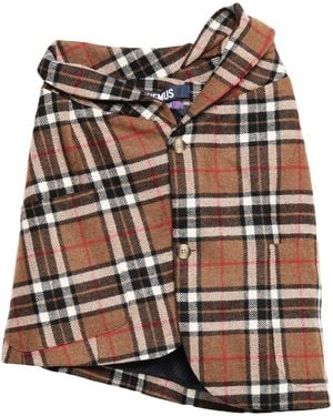 Jacquemus Mini Skirt Wool - Natural