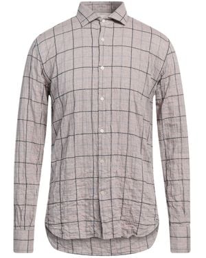 Brooksfield Taupe Shirt Cotton, Modal, Elastane - Grey