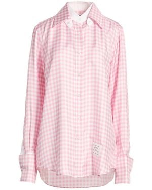 Thom Browne Shirt Silk - Pink
