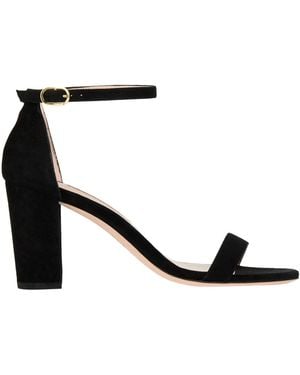 Stuart Weitzman Sandals Leather - Black
