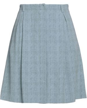 Emporio Armani Mini Skirt Triacetate, Viscose - Blue