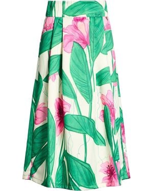 Gai Mattiolo Midi Skirt Polyester - Green
