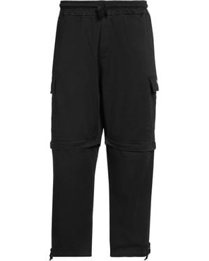 DISCLAIMER Trousers Cotton, Elastane - Black