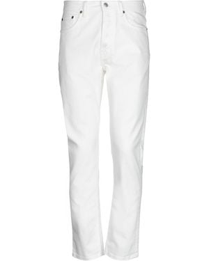 Acne Studios Pantalon En Jean - Blanc