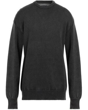 Amiri Charcoal Sweater Cotton, Cashmere - Black