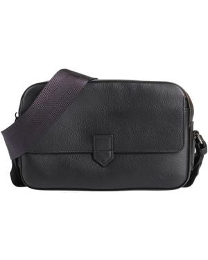 Canali Cross-Body Bag Leather - Black