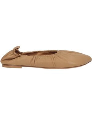 Niccolò Pasqualetti Ballet Flats Lambskin - White
