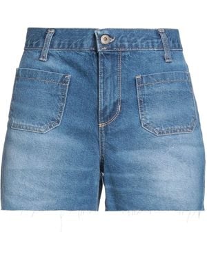 .., merci italia Denim Shorts - Blue