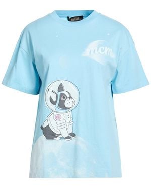 MCM Sky T-Shirt Cotton - Blue