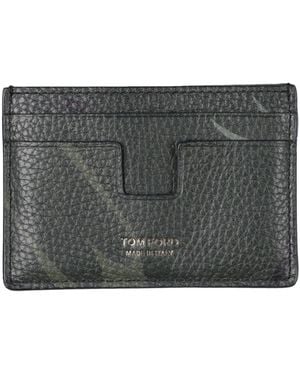 Tom Ford Cardholder Leather - Gray
