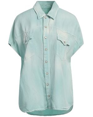 PT Torino Shirt Lyocell, Linen, Cotton - Blue