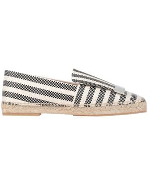 Sergio Rossi Espadrilles Textile Fibres - White