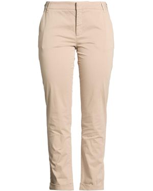 Weekend by Maxmara Sand Pants Cotton, Elastane - Natural