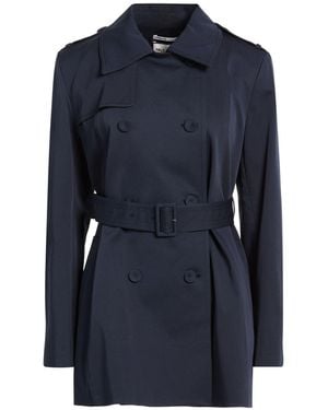 Paul & Joe Overcoat & Trench Coat Cotton, Elastane - Blue