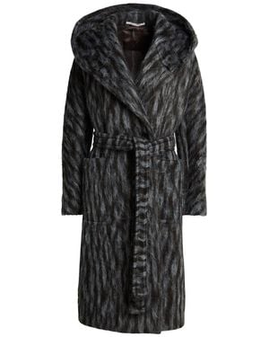 Tagliatore Coat Polyester, Virgin Wool - Black