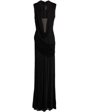 David Koma Maxi Dress Acetate, Elastane - Black