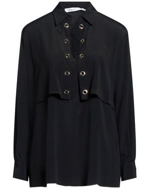 SIMONA CORSELLINI Top Acetate, Silk - Black