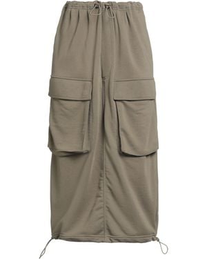 MM6 by Maison Martin Margiela Military Midi Skirt Cotton, Polyester - Gray