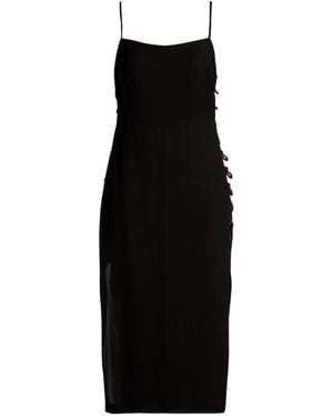 St. Agni Midi Dress - Black