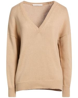 Carla G Sweater Cotton, Acrylic - Natural