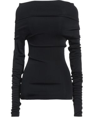 Ferragamo Top Viscose, Polyamide, Polyurethane - Black