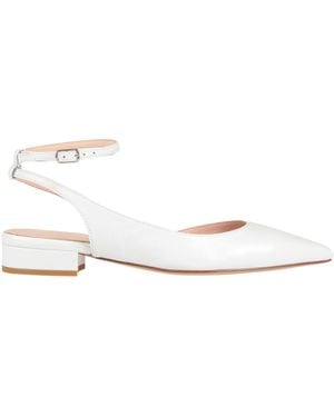 ADELIA Ballet Flats Leather - White