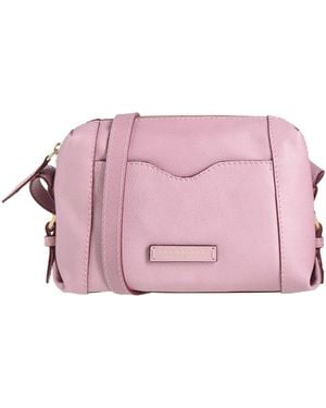 The Bridge Cross-Body Bag Leather - Pink