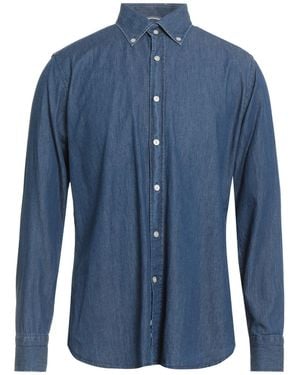 Tintoria Mattei 954 Denim Shirt Cotton - Blue